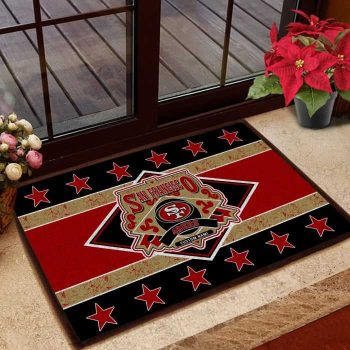San Francisco 49Ers NFL Vintage Design Classic Custom Name Entrance Doormat Welcome Mat DM1835