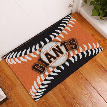 San Francisco Giants Baseball Luxury Front Entrance Doormat Indoor DM1480