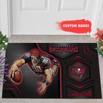 Tampa Bay Buccaneers 3D Doormats NFL Custom Name DM1170
