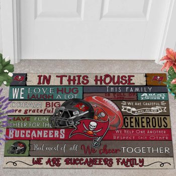 Tampa Bay Buccaneers 3D Doormats NFL Quote Doormat DM1075