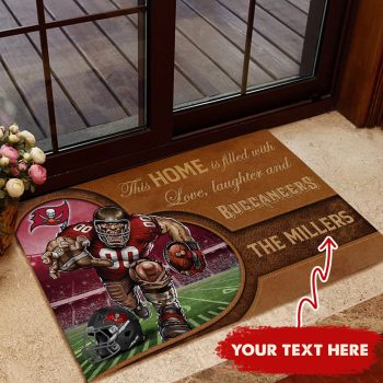 Tampa Bay Buccaneers Custom Doormat Welcome Mat Outdoor Door DM1234