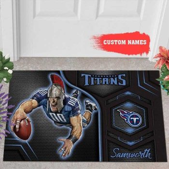 Tennessee Titans 3D Doormats NFL Custom Name Doormat DM1100
