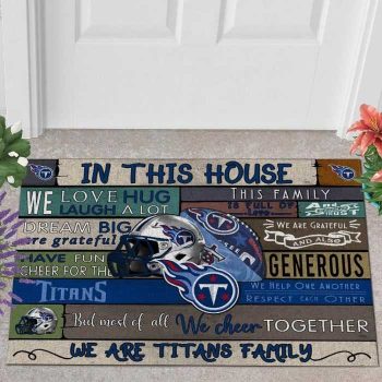 Tennessee Titans 3D Doormats NFL Quote Doormat Welcome DM1104
