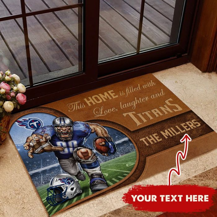 Tennessee Titans Custom Doormat Welcome Mat Outdoor Door Mats DM1239