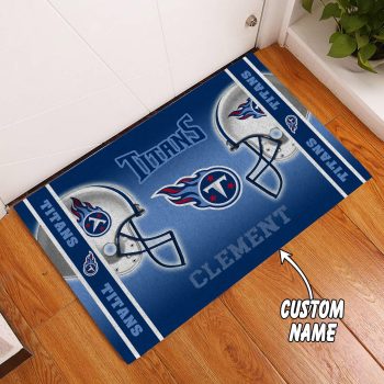 Tennessee Titans Custom Name Funny Luxury Front Entrance Doormat DM1629
