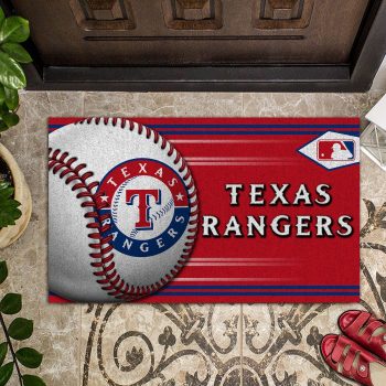 Texas Rangers Baseball Funny Luxury Front Entrance Doormat Indoor DM1608