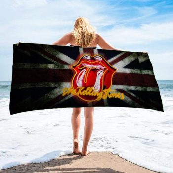 The Rolling Stones Beach Towel Luxury Brand Hot Trending Summer 2023 BT00347