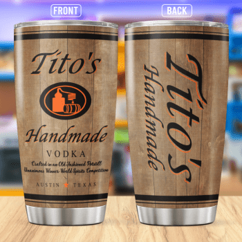 Tito's Handmade Vodka Stainless Steel Tumbler 20oz
