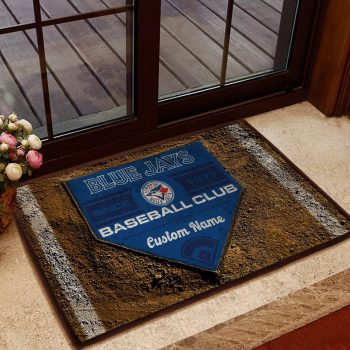 Toronto Blue Jays MLB Retro Vintage Style Custom Name Personalized Doormat Welcome Mat DM1762