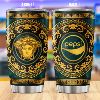 Versace Pepsi Stainless Steel Tumbler 20oz