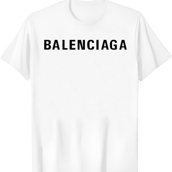 White Tee Unisex T-Shirt Of Balenciaga FTS468