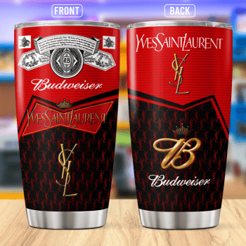Yves Saint Laurent Budweiser Stainless Steel Tumbler 20oz