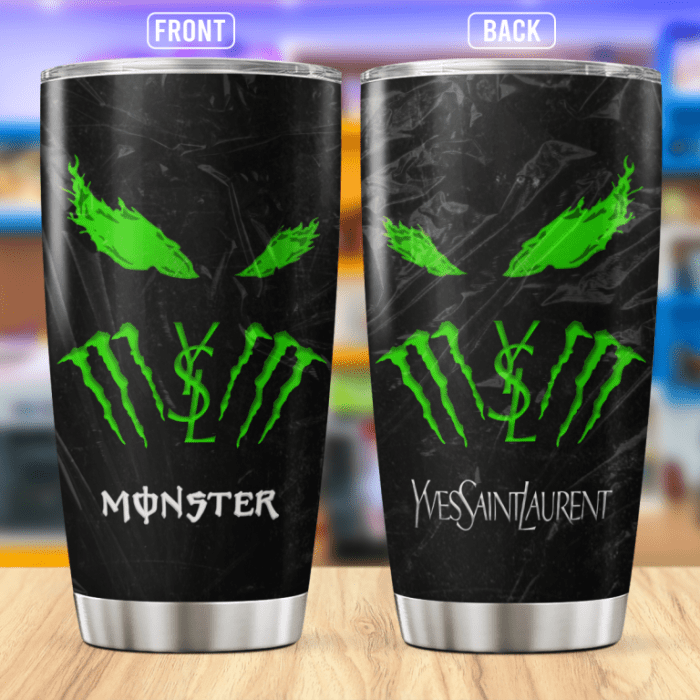 Yves Saint Laurent Monster Stainless Steel Tumbler 20oz