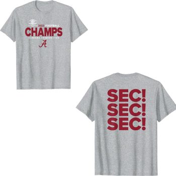 Alabama 2023 Sec Football Conference Champions Locker Room Unisex T-Shirt