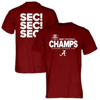 Alabama 2023 Sec Football Conference Champions Locker Room Unisex T-Shirt