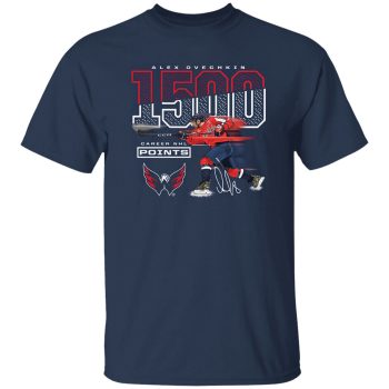 Alexander Ovechkin Washington Capitals 1,500 Career Points Unisex T-Shirt