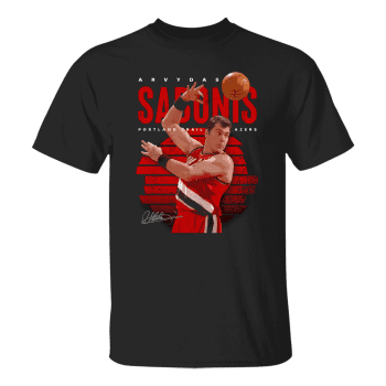 Arvydas Sabonis #11 Portland Trail Blazers Unisex T-Shirt