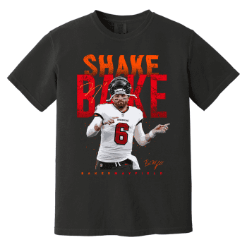 Baker Mayfield Shake N Bake #06 Tampa Bay Buccaneers Unisex T-Shirt For Fan