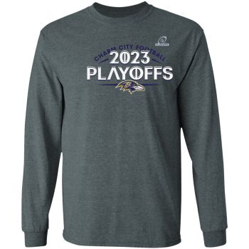 Baltimore Ravens 2023 Playoffs Unisex LongSleeve Shirt