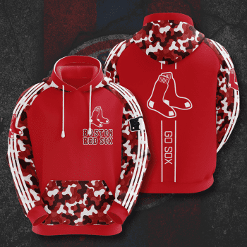 Boston Red Sox Go Sox 3D Camo Unisex Pullover Hoodie - Red IHT2654