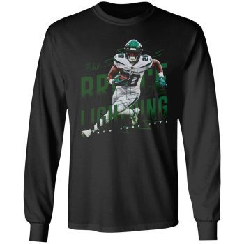 Breece Hall New York Jets Breece Lightning Unisex LongSleeve Shirt Gift For Fan