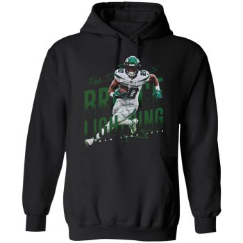 Breece Hall New York Jets Breece Lightning Unisex Pullover Hoodie Gift For Fan