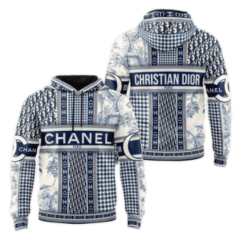 Chanel Dior Unisex Pullover 3D Hoodie Luxury Brand Gifts 2023-24 IHT3234