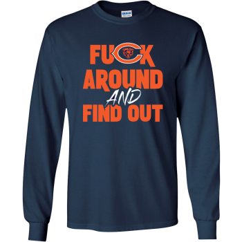 Chicago Bears F Around And Find Out Shirt Unisex LongSleeve Shirt Fafo Justin Fields Moore Chi