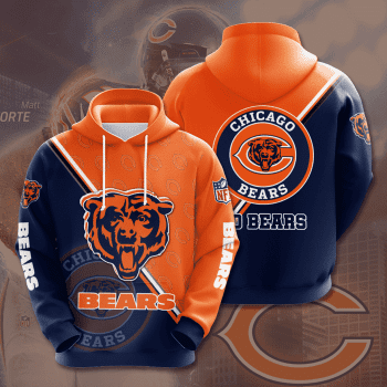 Chicago Bears Football Team Unisex 3D Pullover Hoodie IHT1594