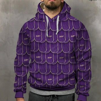 Crown Royal Unisex 3D Pullover Hoodie - Purple IHT2572
