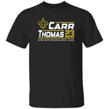 Derek Carr Michael Thomas 2023 Unisex T-Shirt New Orleans Saints Make Great Again