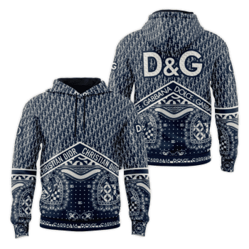 Dior Dolce & Gabbana Unisex Pullover 3D Hoodie Luxury Brand Gifts 2023-24 IHT3316
