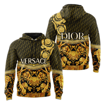 Dior Versace Unisex Pullover 3D Hoodie Luxury Brand Gifts 2023-24 IHT3319