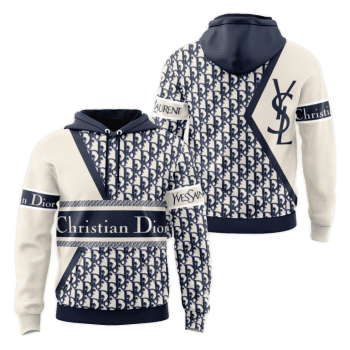 Dior Yves Saint Laurent Unisex Pullover 3D Hoodie Luxury Brand Gifts 2023-24 IHT3315