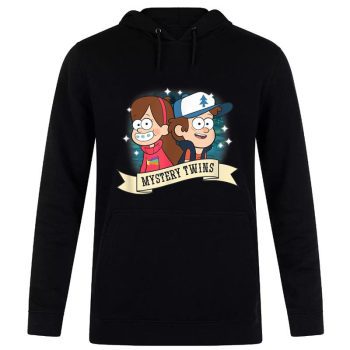 Disney Gravity Falls Dipper And Mabel Mystery Twins Logo Unisex Pullover Hoodie
