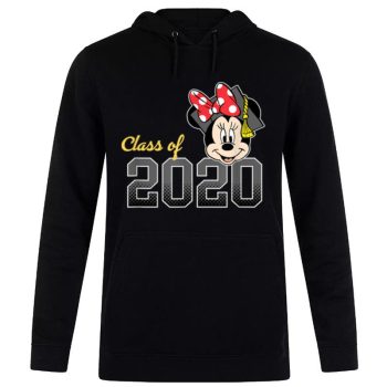 Disney Minnie Mouse Class Of 2020 Graduation Unisex Pullover Hoodie