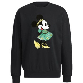 Disney Minnie Mouse Shamrock Dress St. Patrick’s Day Unisex Sweatshirt