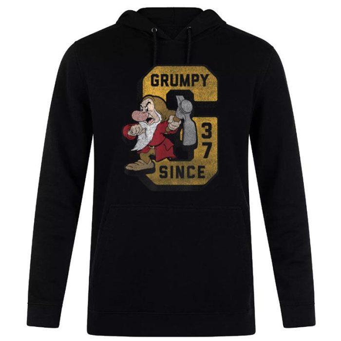 Disney Snow White & The Seven Dwarfs Grumpy Collegiate Unisex Pullover Hoodie