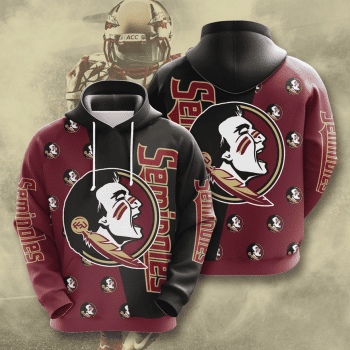 Florida State Seminoles Basketball Team Unisex 3D Pullover Hoodie IHT1598
