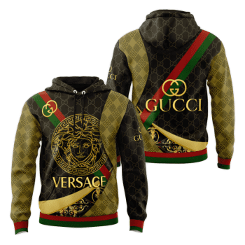 Gucci Versace Unisex Pullover 3D Hoodie Luxury Brand Gifts 2023-24 IHT3147