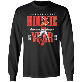 Gunnar Henderson Baltimore Orioles 2023 Al Rookie Of The Year Unisex LongSleeve Shirt