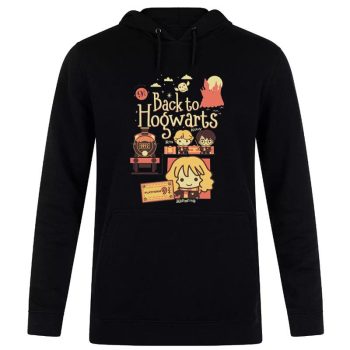 Harry Potter Back To Hogwarts Back To School Unisex Pullover Hoodie