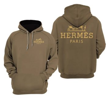Hermes Paris Unisex 3D Hoodie For Men Women Luxury Pullover IHT1021