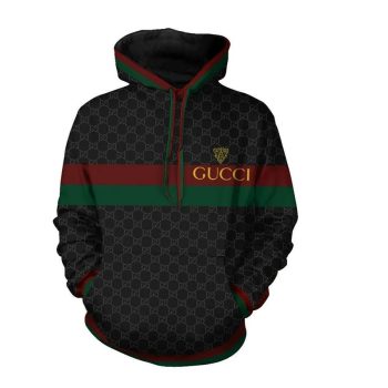 Hot Trend Gucci Stripe Unisex 3D Hoodie For Men Women Luxury Pullover IHT1028