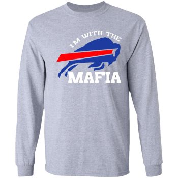 I'm With The Mafia Buffalo Bills Shirt Football Josh Allen Stefon Diggs Unisex LongSleeve Shirt