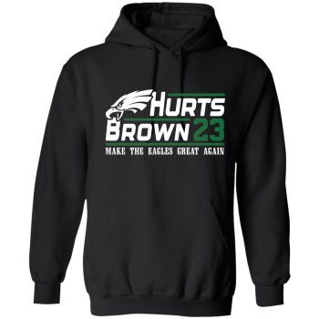 Jalen Hurts Aj Brown 2023 Shirt Philadelphia Eagles Campaign Unisex Pullover Hoodie Philly