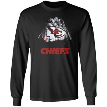 Kansas City Chiefs Gloves Design Unisex LongSleeve Shirt