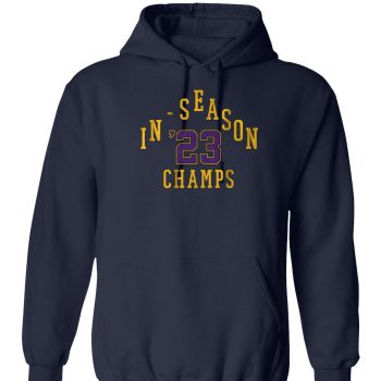 Los Angeles Lakers Lebron James In-season Tournament Champs Unisex Pullover Hoodie