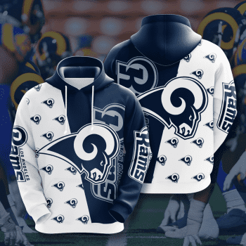 Los Angeles Rams Football Team Unisex 3D Pullover Hoodie IHT1449
