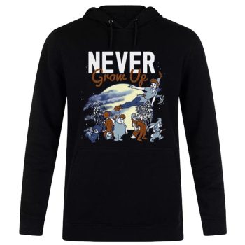 Lost Boys Never Grow Up Night Portrait Peter Pan Disney And Pixar?S Holiday Unisex Pullover Hoodie